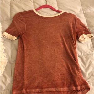 Top shop maroon tee